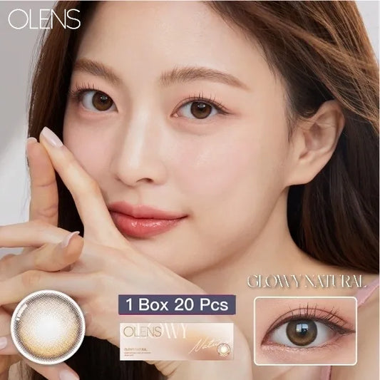 OLENS Glowy Natural 1 Day(Latte Brown) 20P