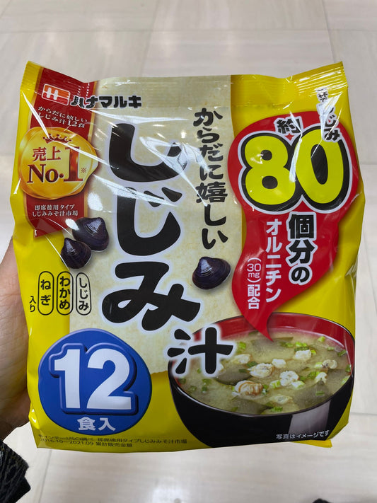 即溶蜆味噌湯（12袋）