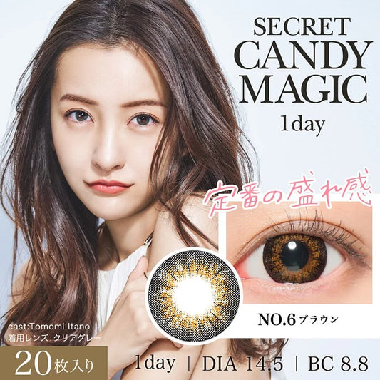 Secret Candy Magic 1 day (No.6 Brown)