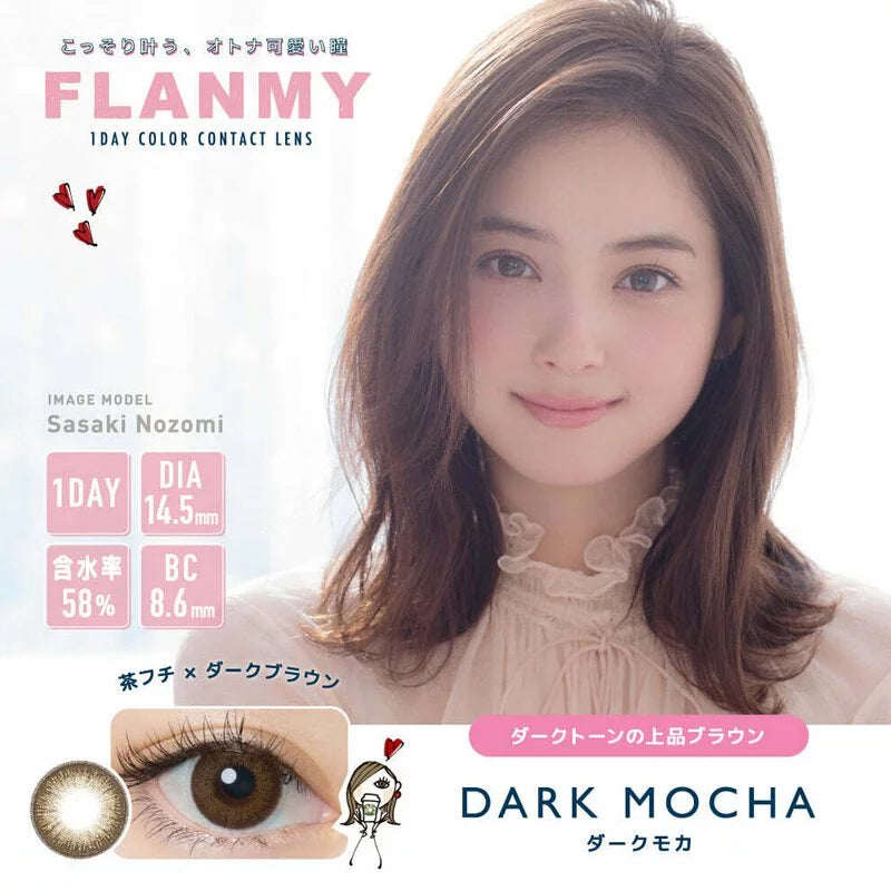 Flanmy 1 Day (Dark Mocha)(10P)