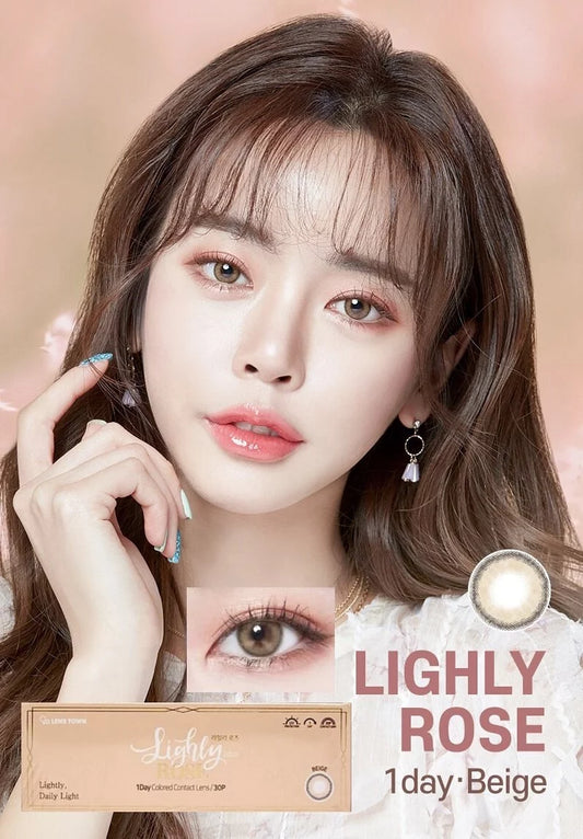 Lenstown Lighly Rose 1 day(Beige)